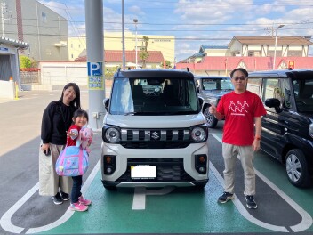 スペーシアギア、ご納車おめでとうございます！